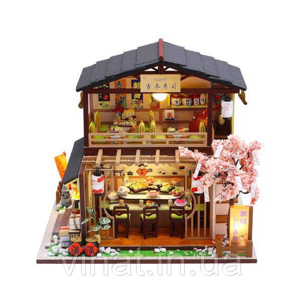 Румбокс Японський Суші-Ресторан 3D інтер'єрний конструктор Gibbon Sushi M2011 + купол