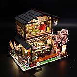 Румбокс Японський Суші-Ресторан 3D інтер'єрний конструктор Gibbon Sushi M2011 + купол, фото 8