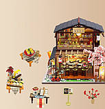Румбокс Японський Суші-Ресторан 3D інтер'єрний конструктор Gibbon Sushi M2011 + купол, фото 3
