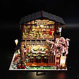 Румбокс Японський Суші-Ресторан 3D інтер'єрний конструктор Gibbon Sushi M2011 + купол, фото 4