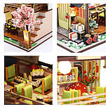 Румбокс Японський Суші-Ресторан 3D інтер'єрний конструктор Gibbon Sushi M2011 + купол, фото 5