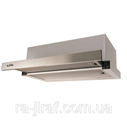 ВИТЯЖКА VENTOLUX GARDA 60 INOX (700) LED Телескопічна на кухню. Витяжка кухонна в Україні. *ЗНИЖКА В ОПИСІ., фото 1