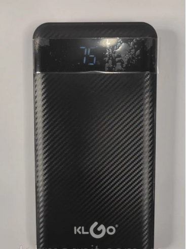 Зовнішній акумулятор Power Bank 10000 mAh Klgo KP-50, фото 1