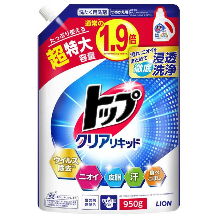Рідкий засіб для прання Lion Top Топ-сила ферментів 950 г (355649)