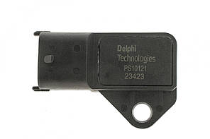 Delphi PS10121 Датчик тиску у впускному колекторі Opel Corsa D, Signum, Vectra C, Vectra C GTS; Saab 9-3; Vauxhall Vectra Mk II
