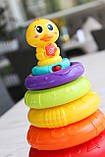 Пірамідка музична Райдужне каченя 2101, фото 10