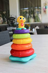 Пірамідка музична Райдужне каченя 2101