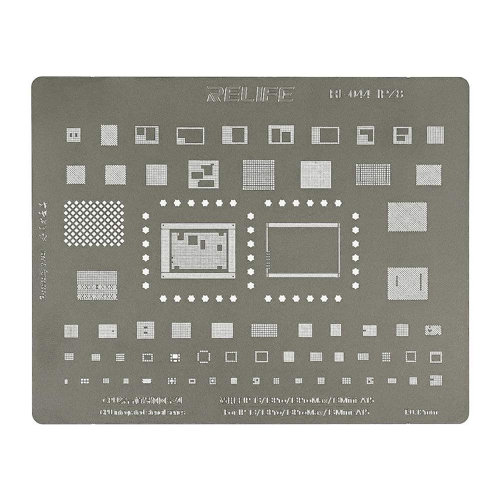 TU  TU Трафарет BGA Relife RL-044 IPZ8 (A15) для iPhone 13/ 13 Mini/ 13 Pro/ 13 Pro Max