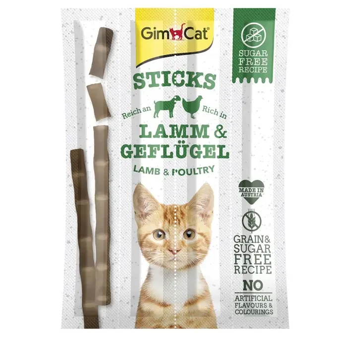 Ласощі для кішок GimCat Sticks 1 шт. *5 г (ягня)