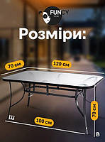 Набір комплект садових меблів Udine-4 прямокутний стіл та 4 стільці з текстилену для саду тераси, фото 11