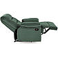 Крісло з підйомним механізмом для ніг Drager темно-зелений оксамит реклайнер для дому, фото 5
