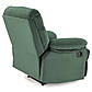 Крісло з підйомним механізмом для ніг Drager темно-зелений оксамит реклайнер для дому, фото 9