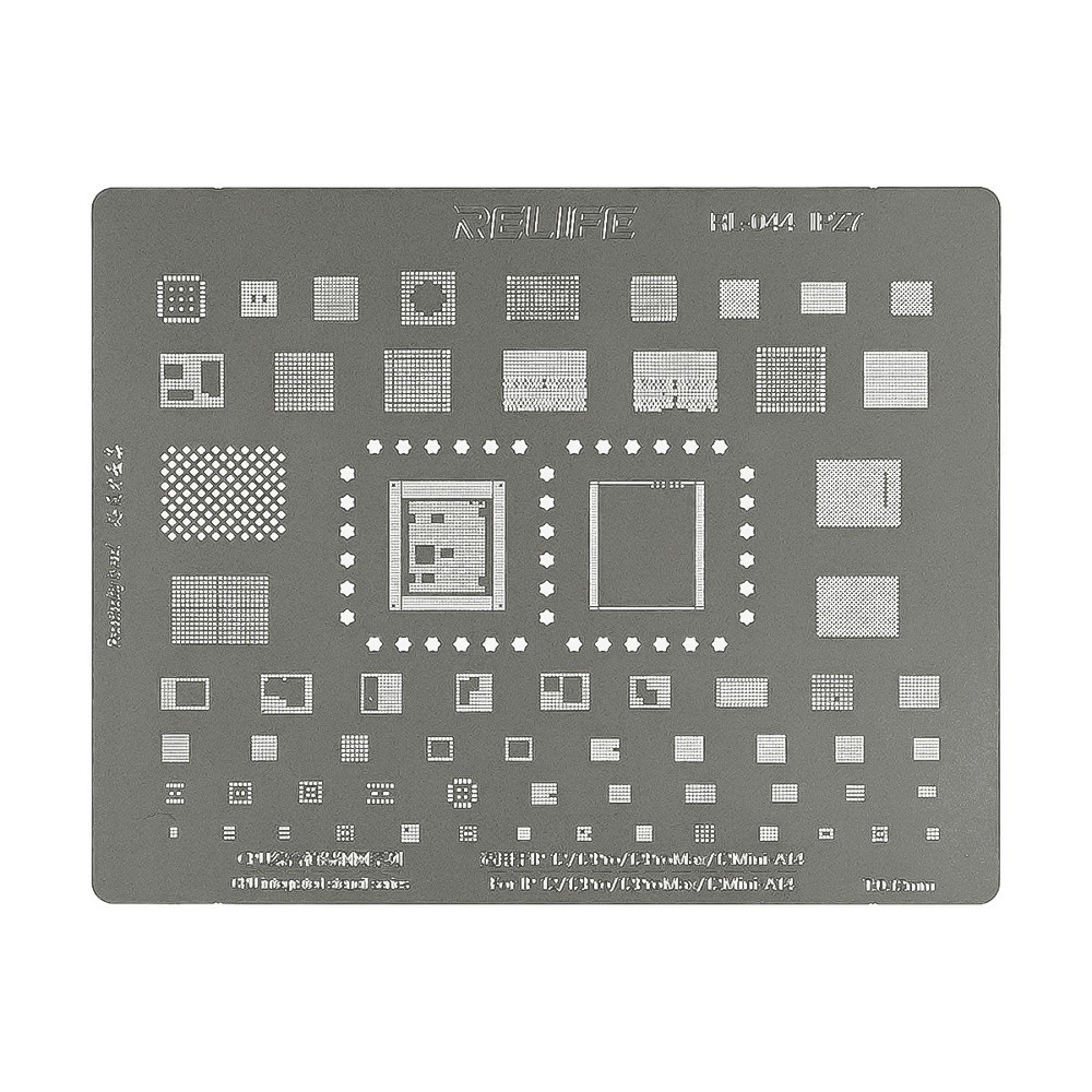 TU TU Трафарет BGA Relife RL-044 IPZ7 (A14) для iPhone 12/ 12 Mini/ 12 Pro/ 12 Pro Max