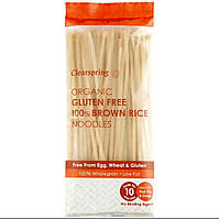 Рисова локшина, Пада Тай, органік, без глютену, organic Gluten Free brown rice noodles, ClearSpring, 200 г