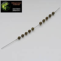 Стопорна намистина для рибальського монтажу, лидкора діаметр 4 мм