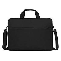 TU  TU Сумка для ноутбука Merlion 14" Stripe, с плечевым ремнем, Black