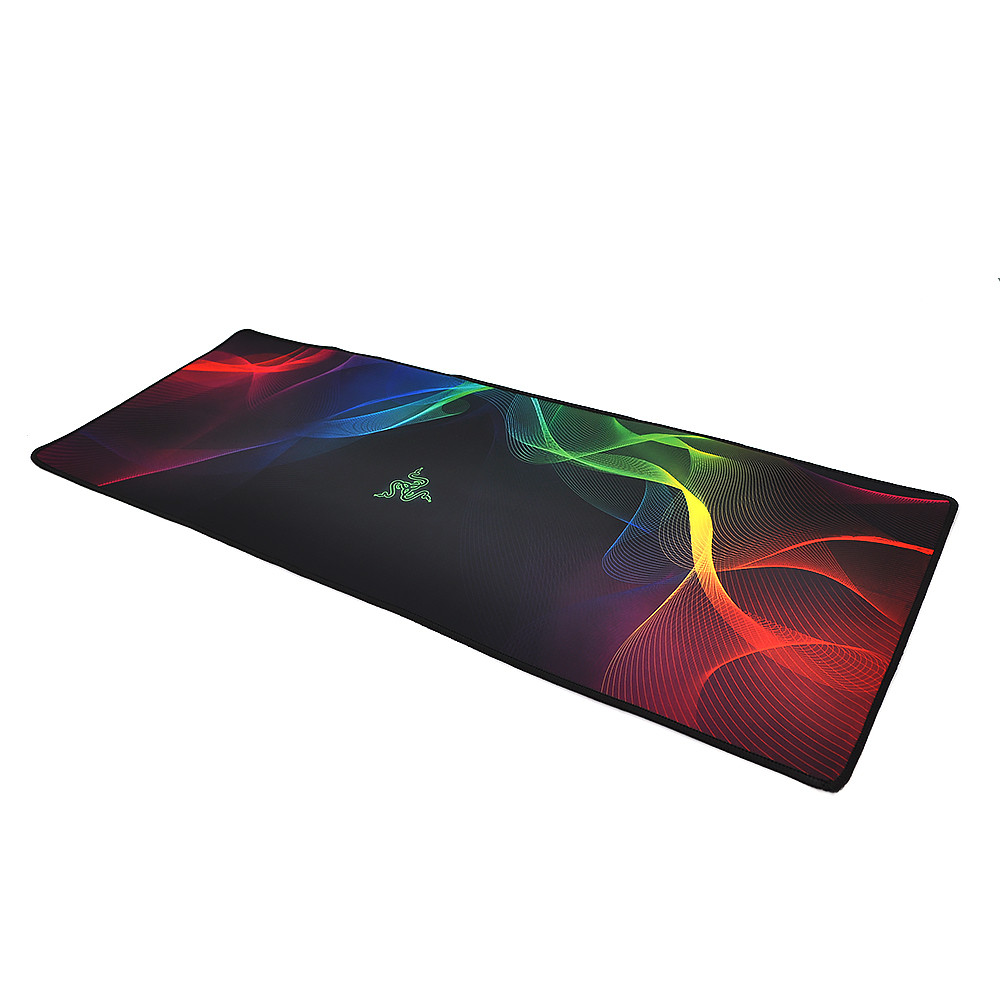TU TU Коврик 300*800 тканевой RAZER-RGB с боковой прошивкой, толщина 3 мм, цвет Black, Пакет
