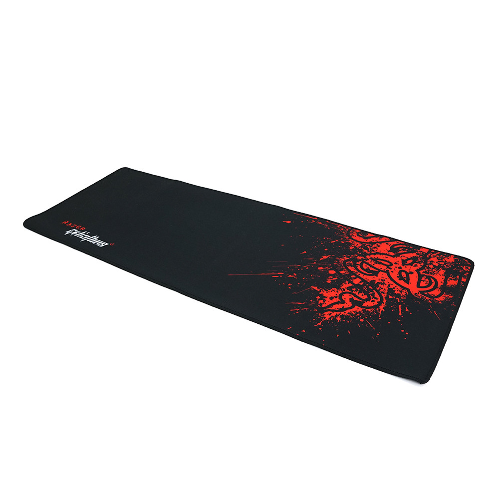 TU TU Коврик 300*800 тканевой RAZER GALIAFHUS с боковой прошивкой, толщина 2 мм, цвет Black/Red, OEM