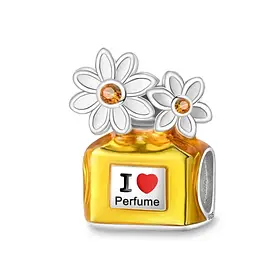 Срібний шарм-підвіска в стилі Pandora Beauty Charms 925 проба срібляста бусина на браслет Пандора