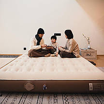 Двомісний надувний матрац із вбудованою помпою Naturehike CNH23DZ10001 (Beige), фото 4