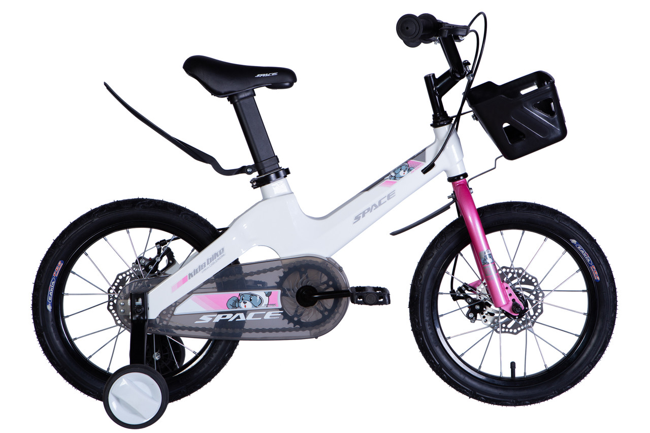 Велосипед 16" SPACE KID MOON DD Mg 2024 рама-9 білий