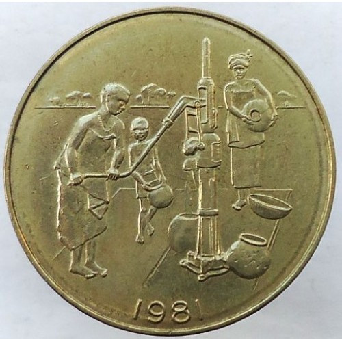 Западная Африка (BCEAO) КФА 10 франків 1981 рік №1808
