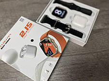 Smart Watch H98 Ultra з TWS навушниками та двома ремінцями, набір 2в1, фото 3
