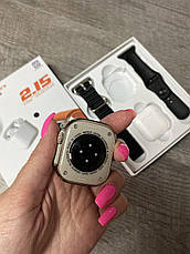 Smart Watch H98 Ultra з TWS навушниками та двома ремінцями, набір 2в1, фото 6