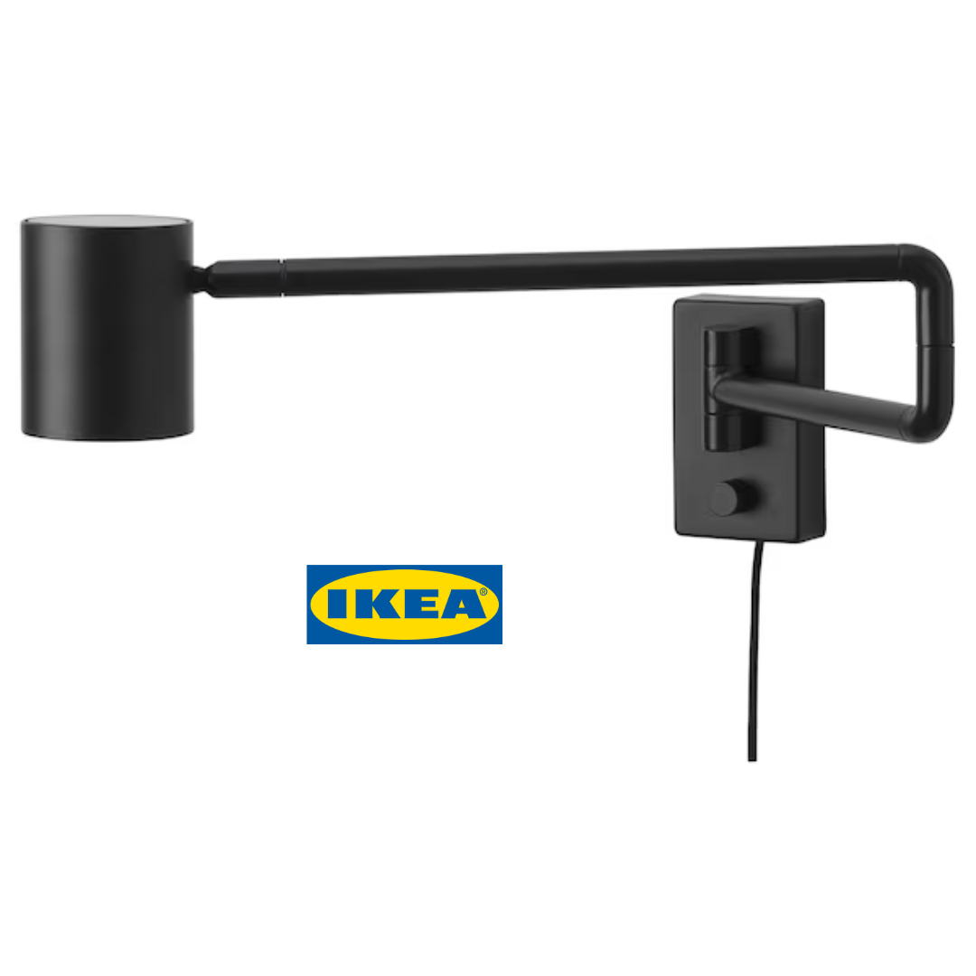 Настінний світильник IKEA NYMÅNE 70415218 Чорний