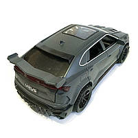 Машинка металева Lamborghini Urus Ламборгіні Урус 1:32 сіра світло звук інерція відкр двері багажник капот 15*7*5см, (RS-11800), фото 5