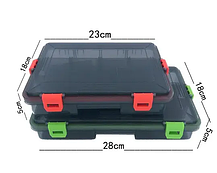 Коробка для снастей Рибальська Водонепроникна 23x18x5 см, фото 4