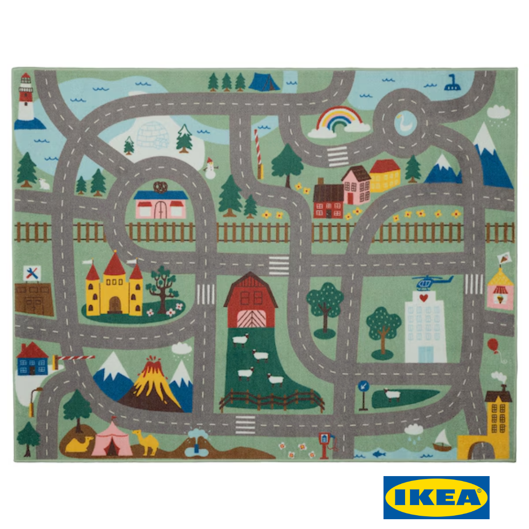 Дитячий килим IKEA VALLABY 10548216 Зелений