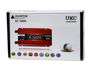 Інвертор перетворювач UKC AC/DC KC-500D 500 W 12 V + lcd / 3738
