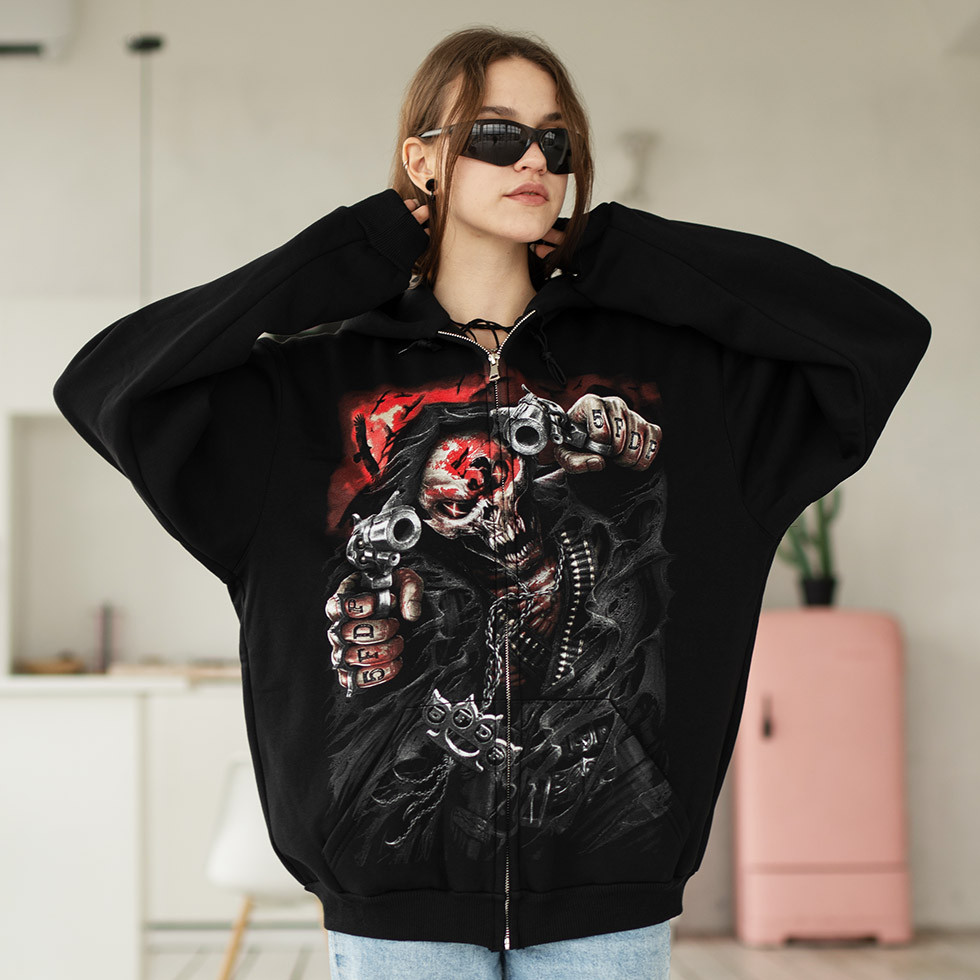 Зіппер флісовий RWB - Five Finger Death Punch - And Justice for None (2018), чорний, S