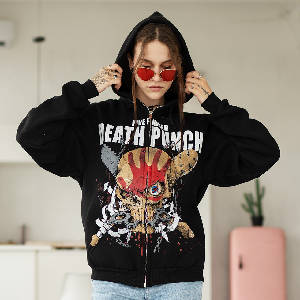 Зіппер флісовий RWB - Five Finger Death Punch - After Life (2022), чорний, S