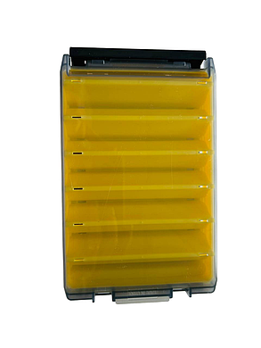 Двостороння коробка для воблерів Top M 20х12х3.6 см (Жовта), фото 1