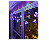 Гірлянда Xmas M-1 Copper curtain ball lamp 7257 Ялинка, різнобарвна, фото 4