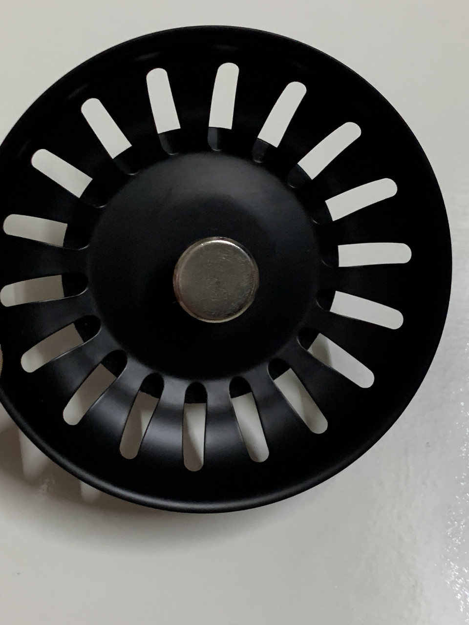 Сітка сміттєзбірник для сифону 79 мм, 83 мм (фарбована, чорний матовий)