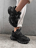 Жіночі Кросівки Balenciaga Track 3.0 Triple Black / Баленсіага Трек 3.0 Чорні, фото 6