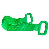 Мочалка двостороння силіконова щітка масажер Silica Gel Bath Brush скрабер для ванної, фото 10