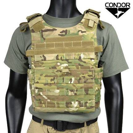 Жилет тактичний Condor Gunner Plate Carrier (Multicam), фото 1