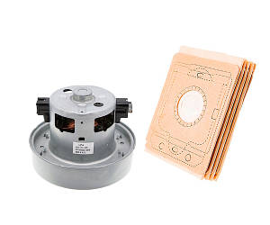 Комплект Мотор пылесоса Samsung 1800W + Набор мешков универсальных 5 штук очиститель для дома