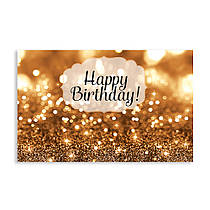 Плакат для свята "Gold" 75×120 см