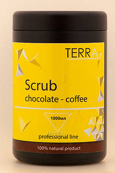 TERRA Скраб шоколадно-кавовий, 1000 мл
