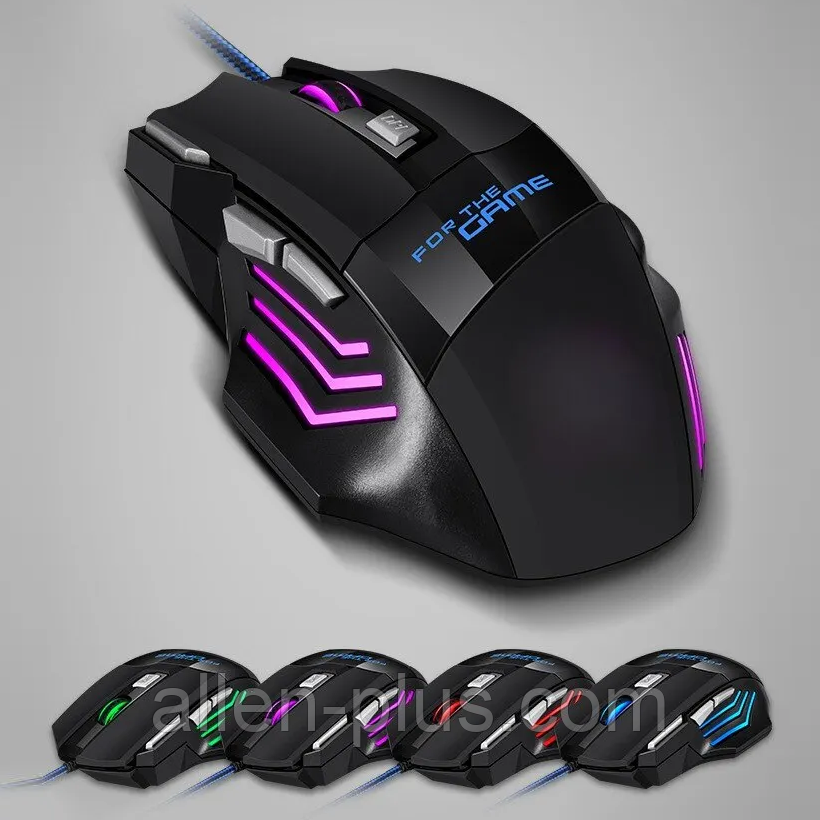 Миша ігрова з подвійним кліком G100 (1000-5500 DPI) GAMING double click USB, black