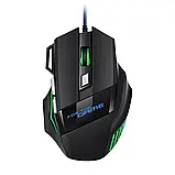 Миша ігрова з подвійним кліком G100 (1000-5500 DPI) GAMING double click USB, black, фото 5