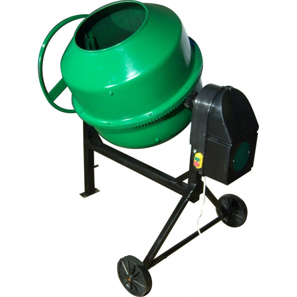 Бетономішалка БРС-130 Професійна електрична бетономішалка Будівельна бетономішалка гравітаційна, фото 1