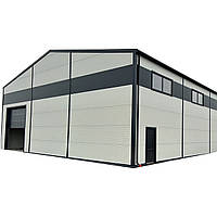 Утеплена будівля (анграр) під ключ 18Х36Х6 для СТО, виробництва, цеху