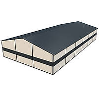 Утеплена будівля (анграр) під ключ 24х48х6 для СТО, виробництва, цеху