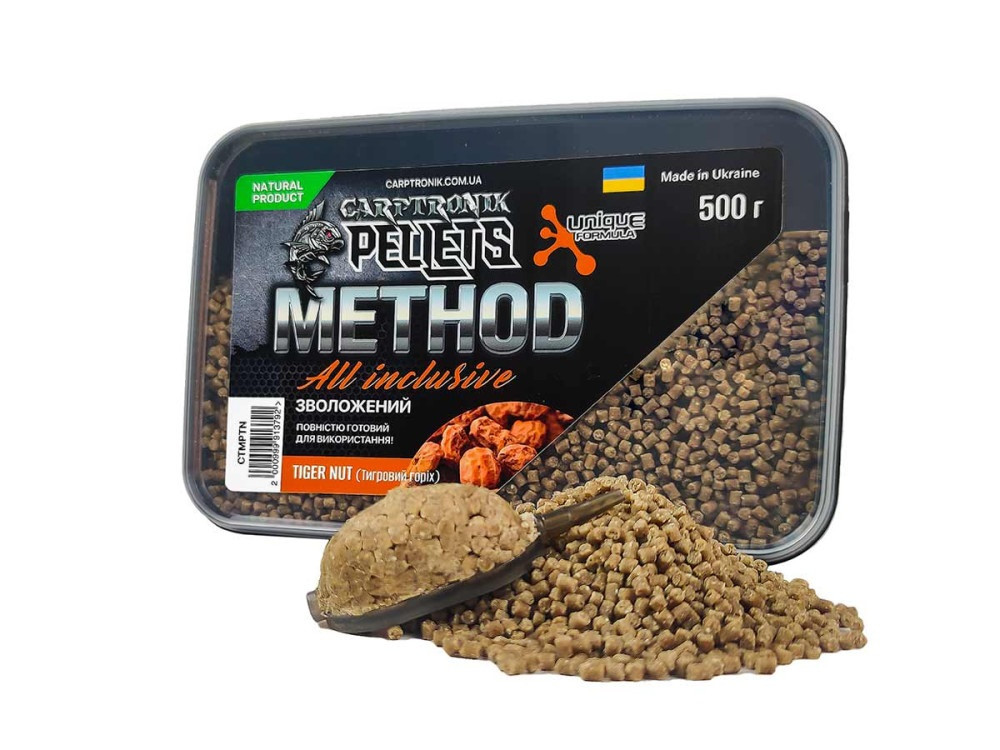 Пелетс Carptronik зволожений All-Inclusive Tiger nut (Tигровий горіх) 500g